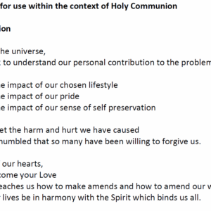 Prayers for use within the context of Holy Communion