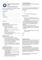 Half year membership form